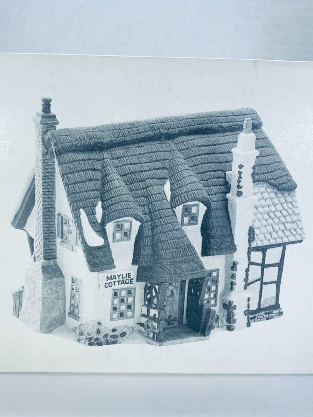 VNTG Dept 56 Maylie Cottage Oliver Twist Dickens Village 55530 Retired,Light+Box